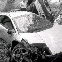 600萬蘭博基尼新車未買保險撞4樹變廢鐵