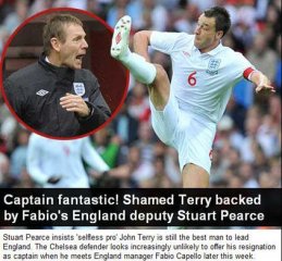 <b>卡佩羅心腹暗示不會換隊長 皮爾斯肯定特里地位</b>