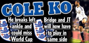 科爾重傷令三獅后防告急 布里奇恐被迫再遇特里