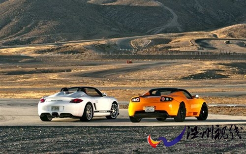 對話！ Tesla Roadster戰保時捷Boxster 汽車之家