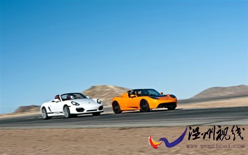 對話！ Tesla Roadster戰保時捷Boxster 汽車之家