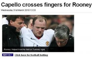 卡佩羅今明兩天致電魯尼 直言現在悲觀為時尚早