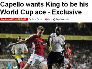 卡佩羅愿為一人破例 曝熱刺隊長鐵定進23人名單