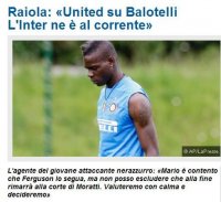 曼聯(lián)有意巴洛特利獲證實(shí) 經(jīng)紀(jì)被傳將赴英倫談判