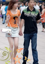 街拍美腿－因美腿酷似孫