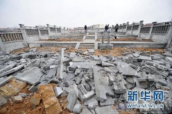 中國網事:網曝武漢豪華“活人墓”已被拆除[圖]