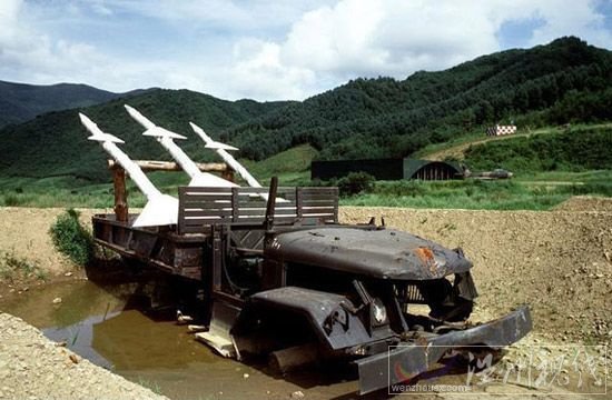 朝鮮人民軍的導(dǎo)彈偽裝陣地