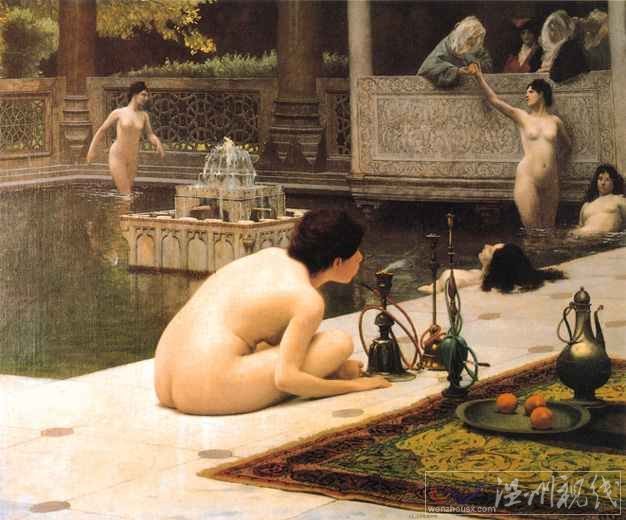 《吹水煙筒的風騷女人》