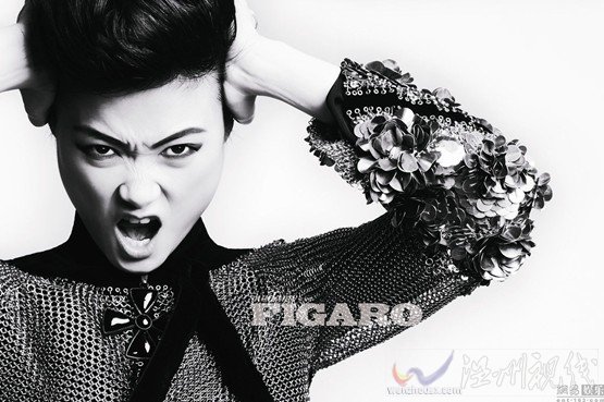 李宇春變身超模費加羅封面