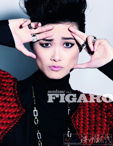 李宇春變身超模費加羅封面