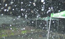 四川廣安11月6日冰雹襲擊 立冬時節廣安市下冰雹實屬