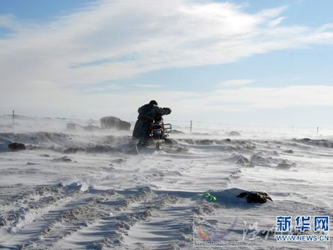 內(nèi)蒙古局部遭白災(zāi) 春節(jié)前再迎降溫降雪