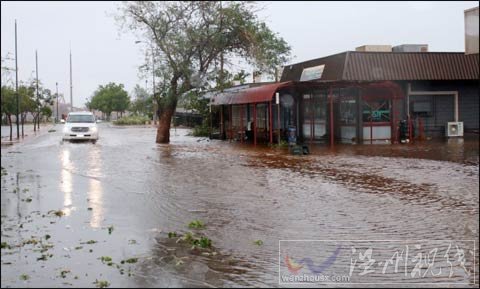 熱帶氣旋“海蒂”登陸西澳大利亞 機場港口全部關閉