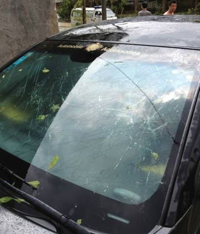 廣東強降水持續 韶關遭遇冰雹損失嚴重