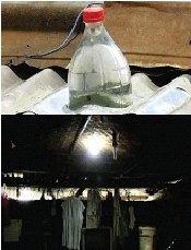 水瓶就是窮人的“電燈” 菲律賓貧民窟