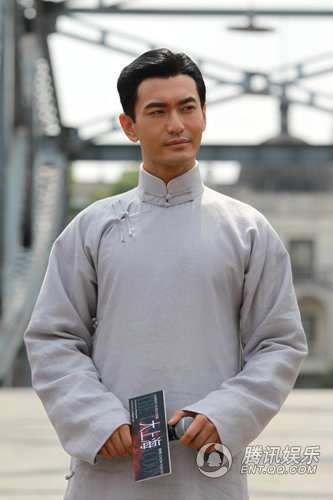 周潤發黃曉明大上海探班發布會