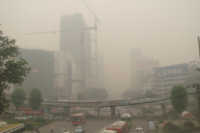 武漢大霧