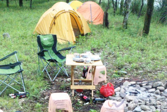 楠溪江燒烤景點圖片