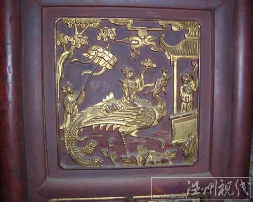 楠溪大床是楠溪江特色的精美木雕藝術珍品