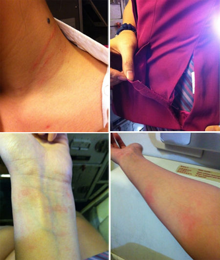 方大國毆打空姐