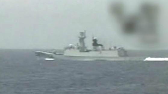 中國護衛艦抵達釣魚島