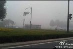 山東淄博大霧 24日淄博強濃霧能見度100米氣象臺發布
