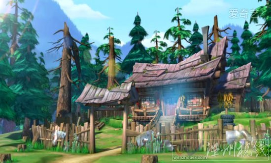 光頭強的木屋飛起來