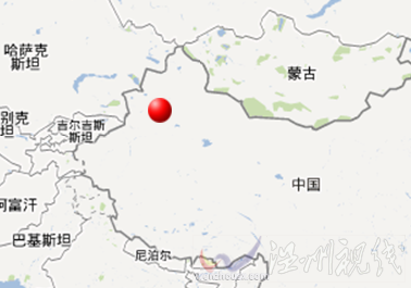 新疆新源縣地震震中位置