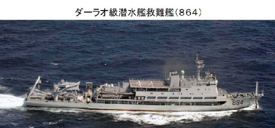 中國軍艦穿過沖繩