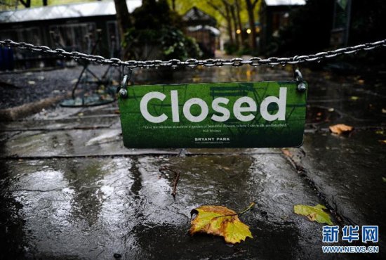 颶風桑迪登陸美國新澤西州