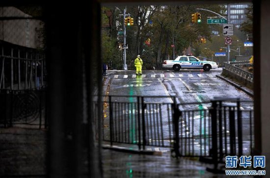 颶風桑迪登陸美國新澤西州