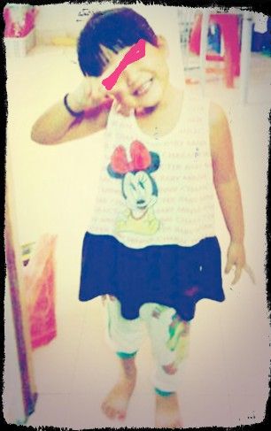 圖為溫州狼爸女兒小如（化名）