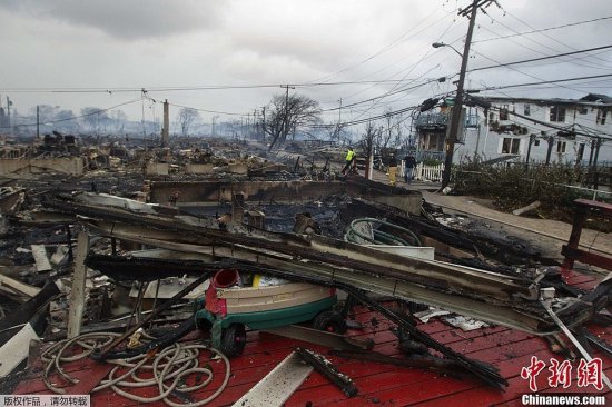 颶風桑迪登陸美國