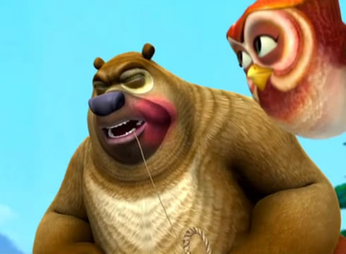 熊出沒熊二的圖片