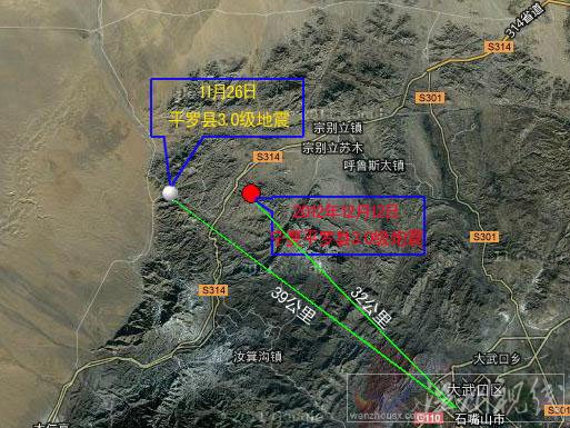 寧夏石嘴山市平羅縣炮震