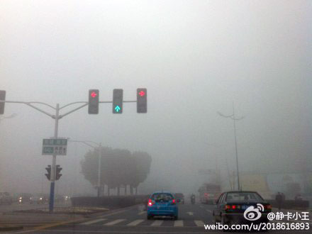 25日江西大霧 江西雨水暫歇大霧重新登場