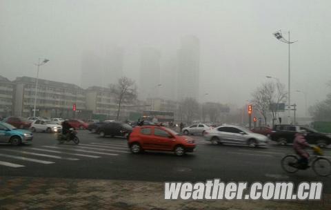天津持續霧霾天 明起冷空氣有利霧散