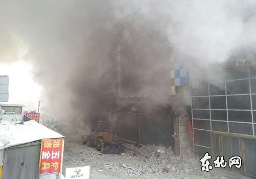 哈爾濱服裝城著火