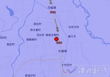 唐山地震余震 2013年1月11日唐山灤縣和灤南縣交界3.0級地震