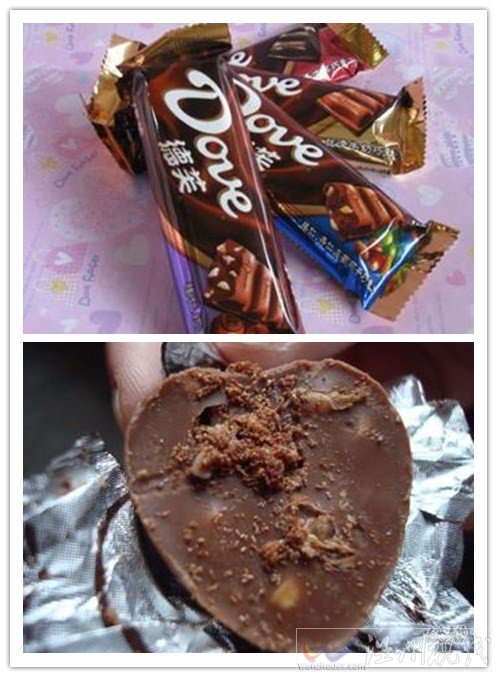 巧克力吃出蟲子 真的令人作惡