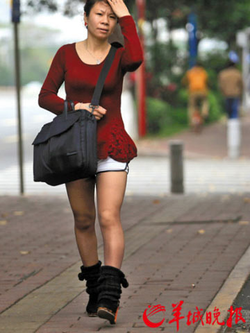 冷空氣南下 廣州一日之間氣溫“大變臉”