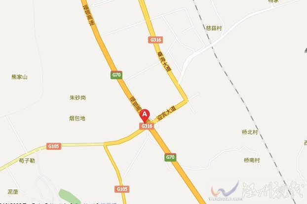 福銀高速昌九段車禍位置