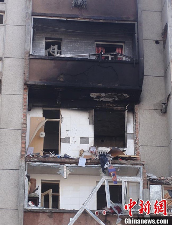長春居民樓爆炸