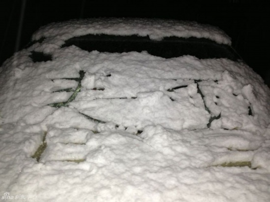 3月18日北京延慶下雪