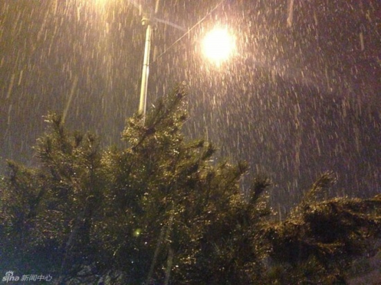 3月18日北京延慶下雪