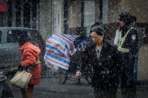 吉林雨雪頻繁氣溫持續偏低 長春看“天”延期供暖