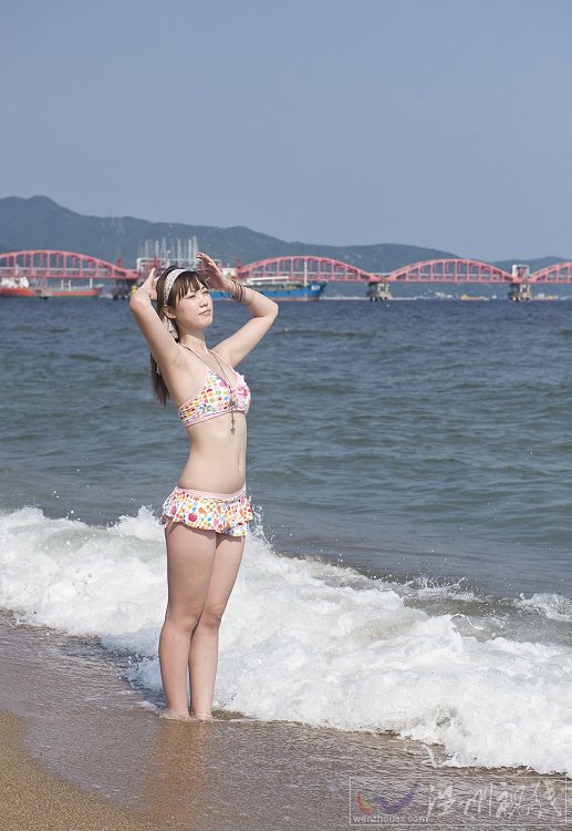 張小雨2010年在深圳玫瑰海岸的一組照片