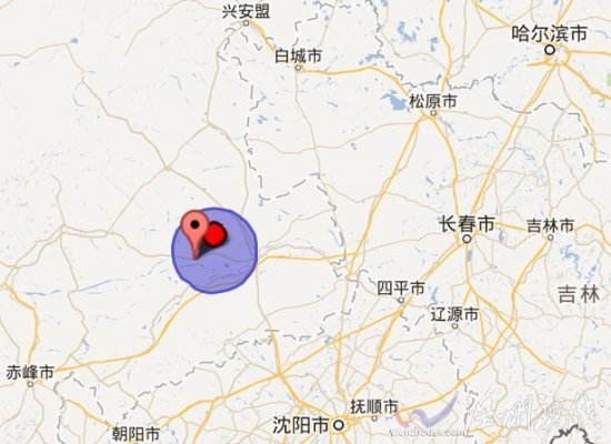 內蒙古通遼市開魯縣地震