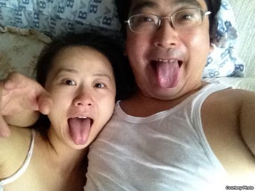 范悅與紀英男照片