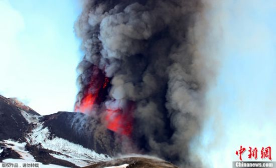 希韋盧奇火山噴發